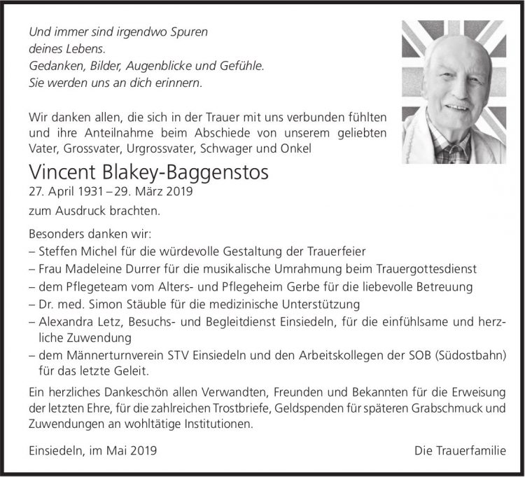 Blakey-Baggenstosim Vincent, Mai 2019 / DS