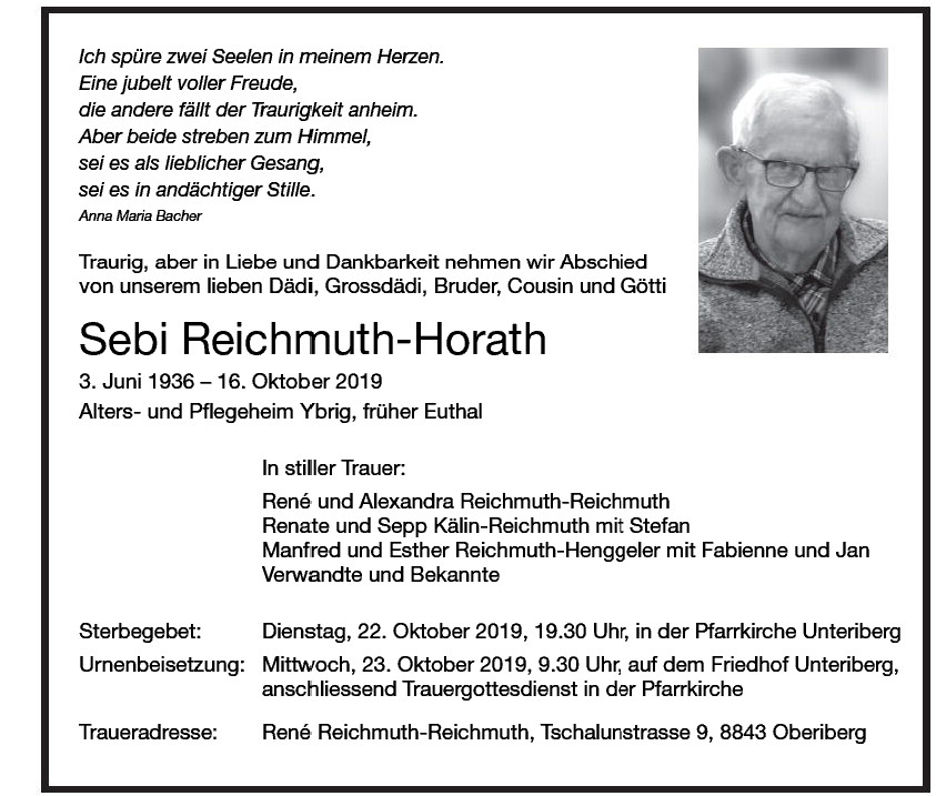 Sebi Reichmuth-Horath