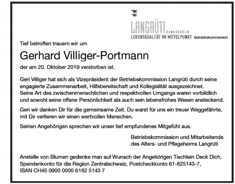 Gerhard Villiger-Portmann