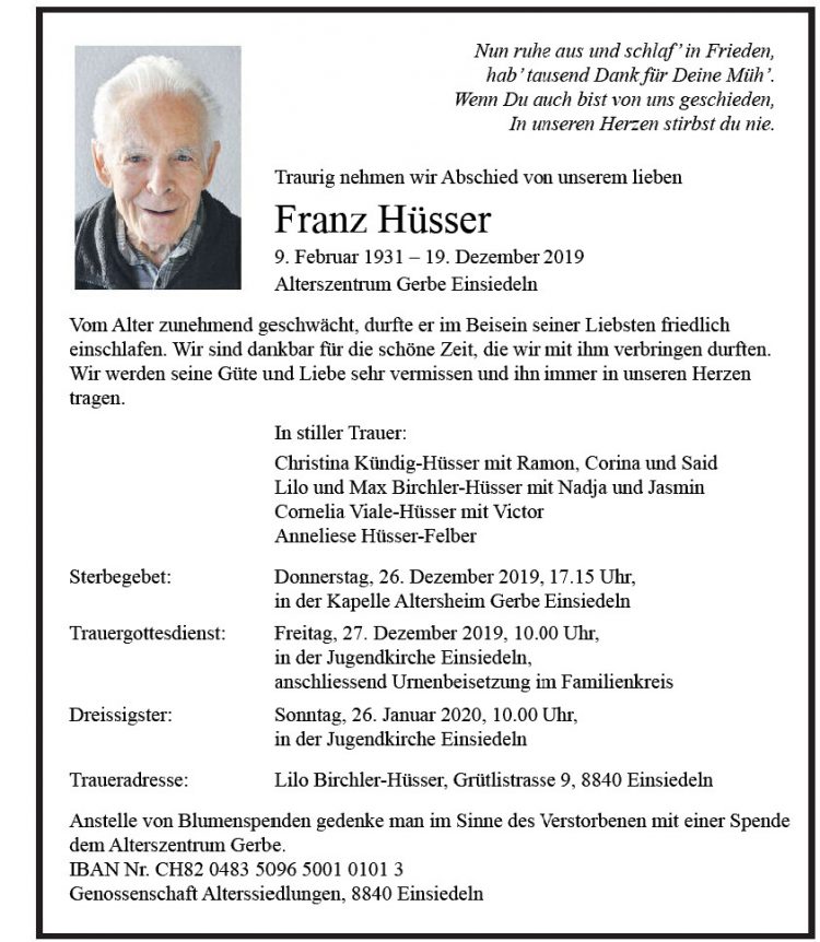 Franz Hüsser