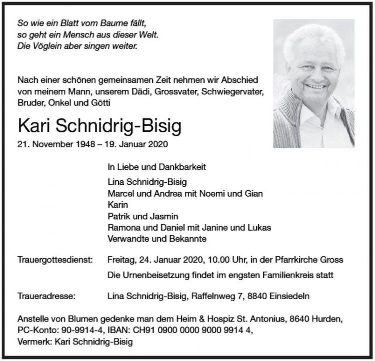 Kari Schnidrig-Bisig