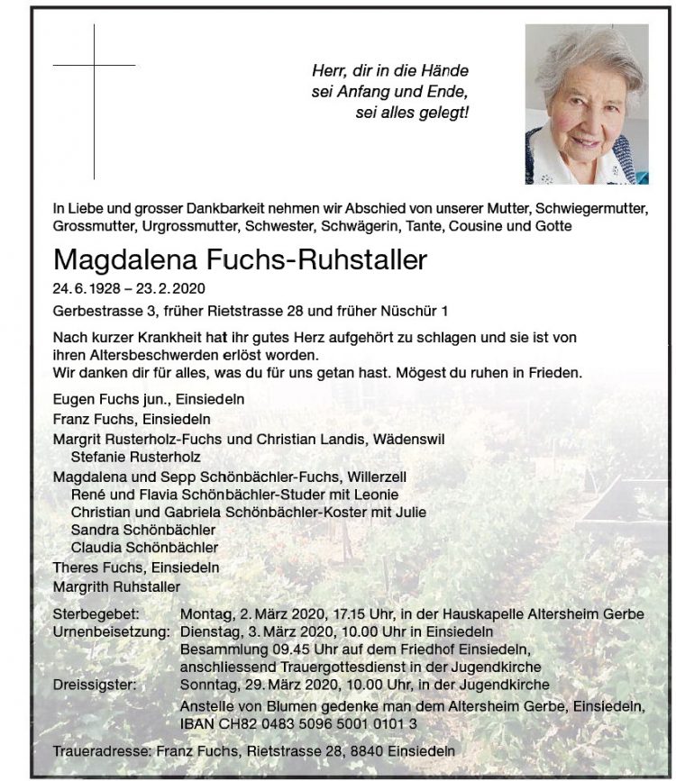 Magdalena Fuchs-Ruhstaller
