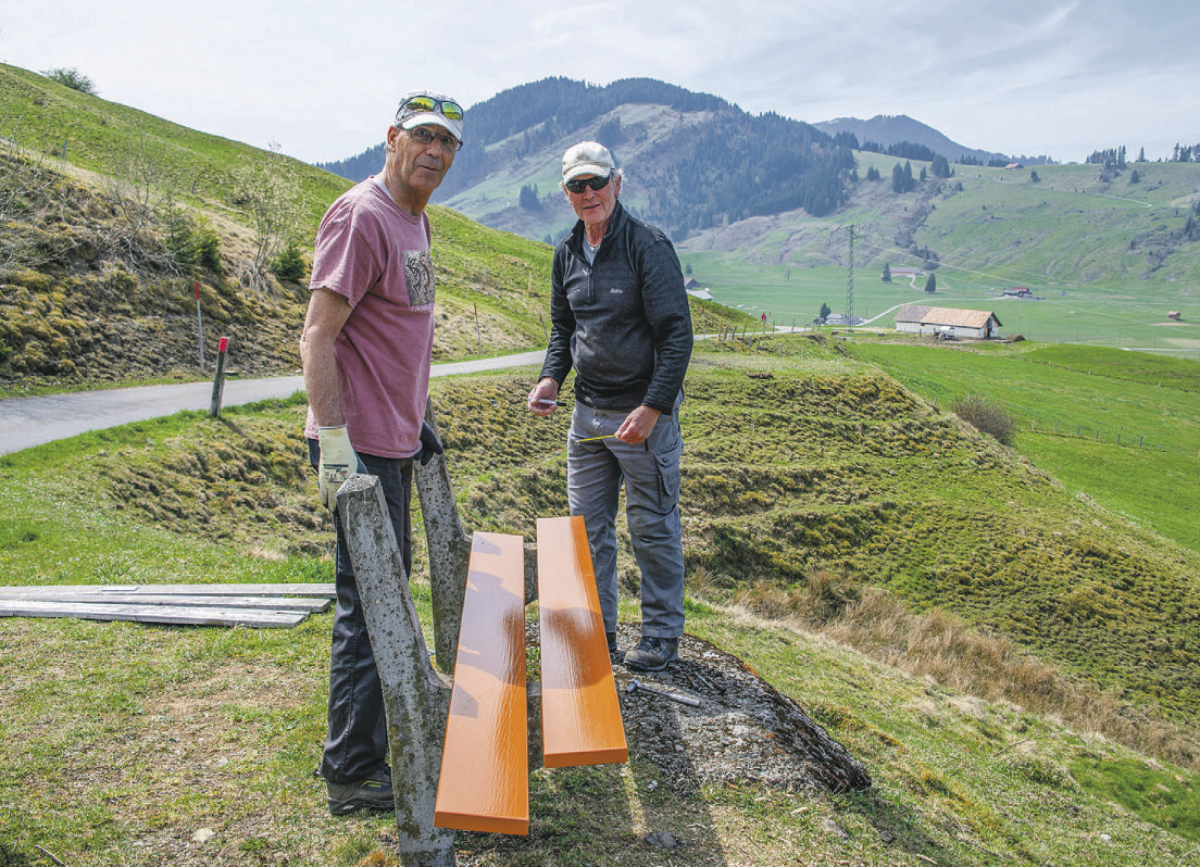 Frühlingsputz und Sonderregeln auf den Schwyzer Wanderwegen