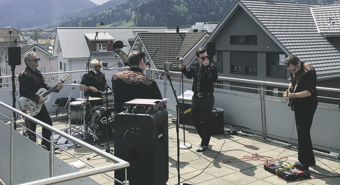 Die Musik spielte auf dem Dach – das Publikum wippte am Boden