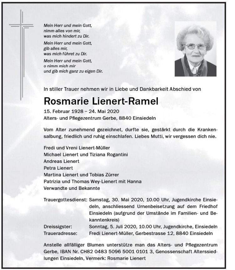Rosmarie Lienert-Ramel