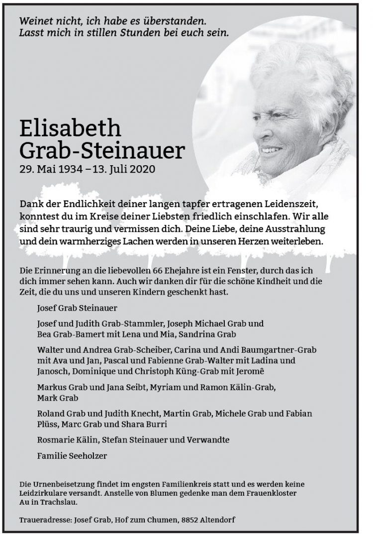 Elisabeth  Grab-Steinauer