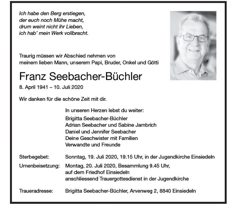 Franz Seebacher-Büchler