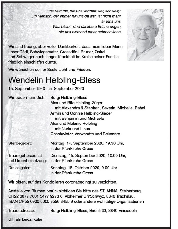 Wendelin Helbling-Bless