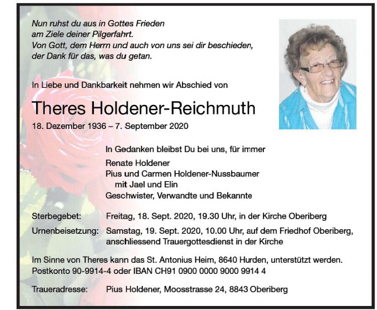 Theres Holdener-Reichmuth