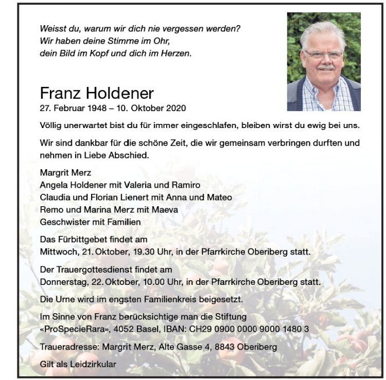 Franz Holdener