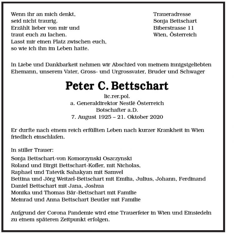 Peter C. Bettschart