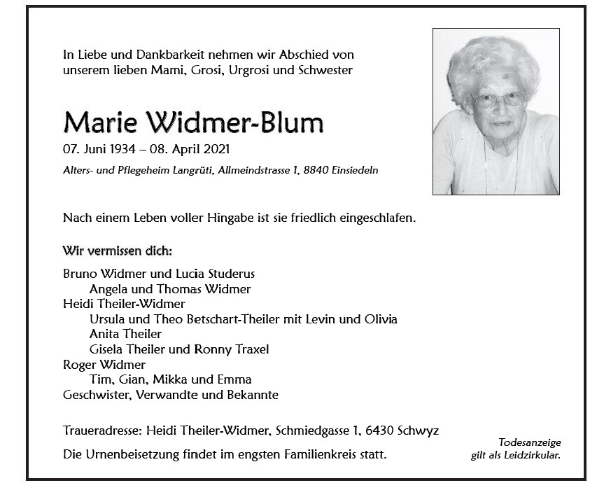 Marie Widmer-Blum