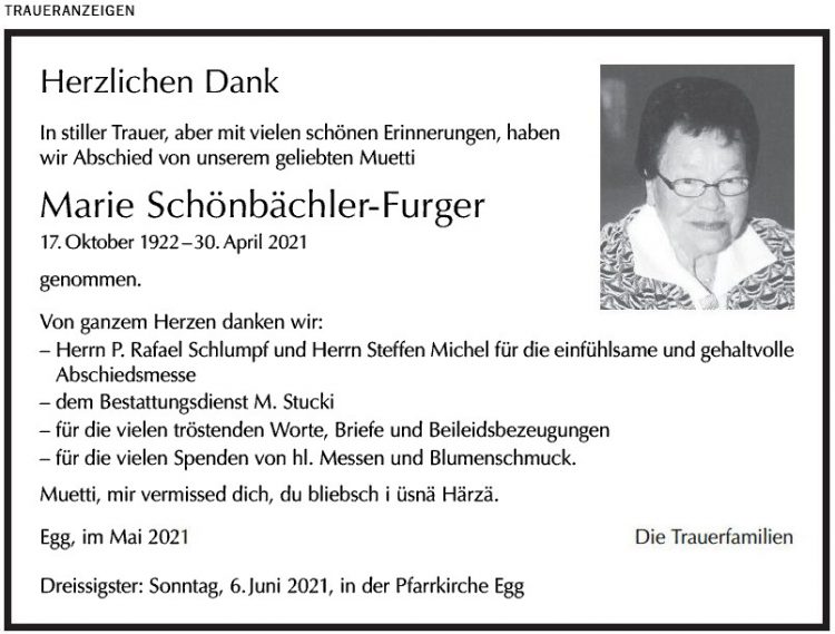 Marie Schönbächler-Furger