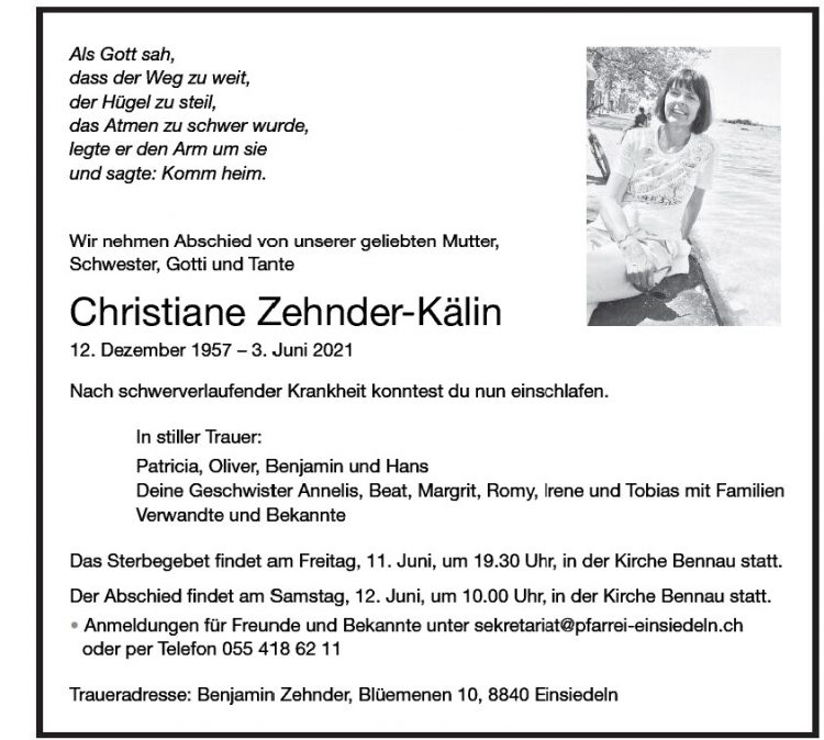 Christiane Zehnder-Kälin