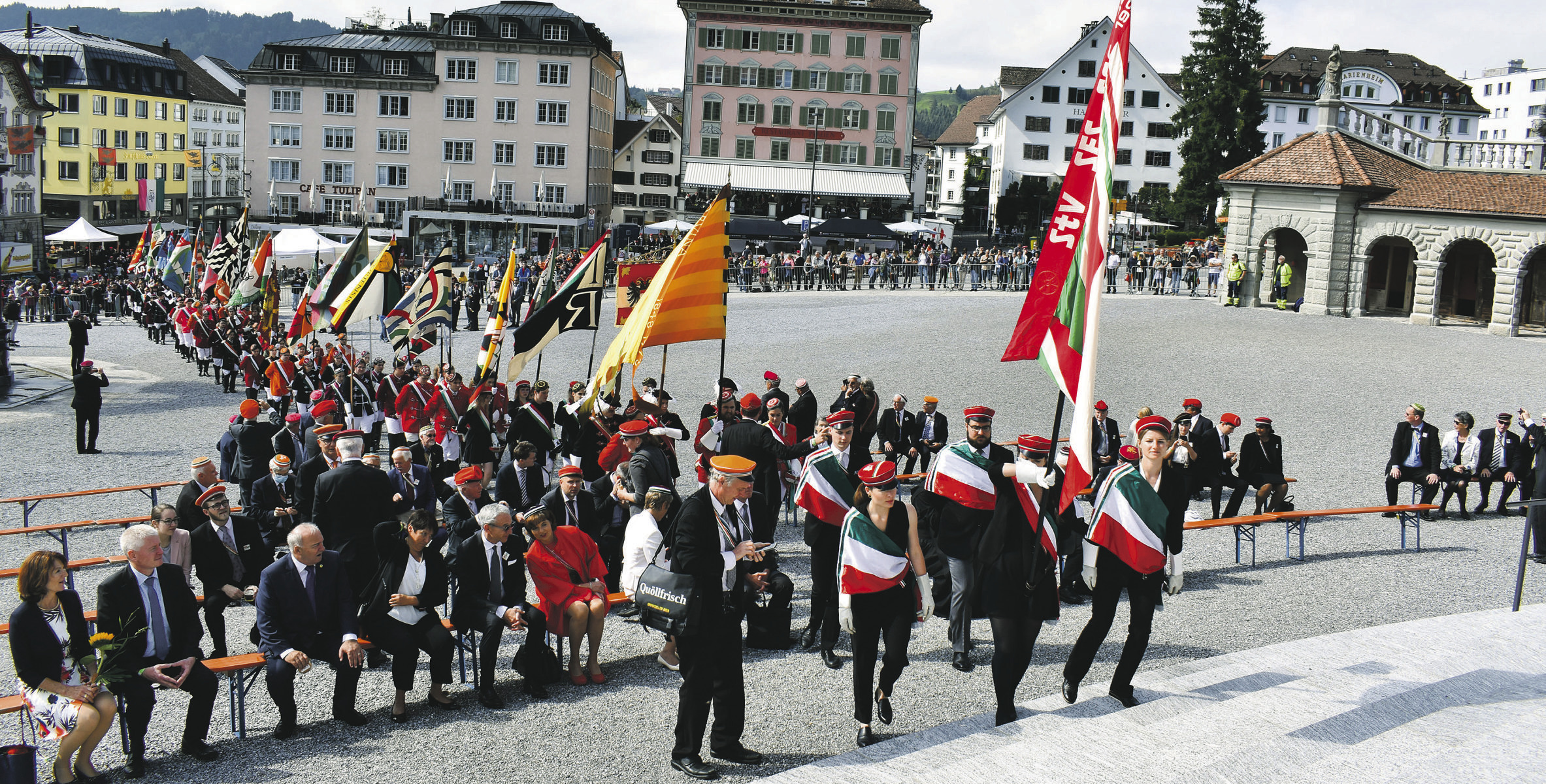 Ein farbenfrohes Zentralfest des  Schweizerischen Studentenvereins