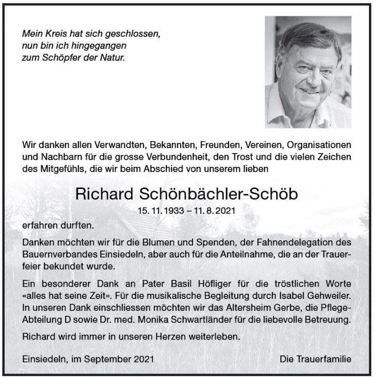 Richard Schönbächler-Schöb