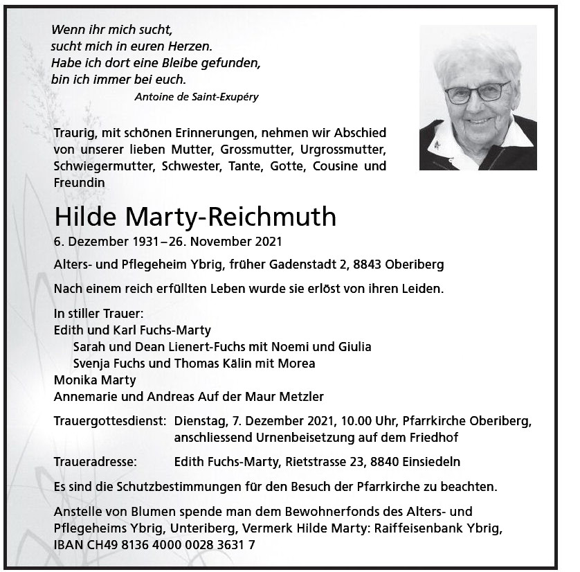 Hilde Marty-Reichmuth