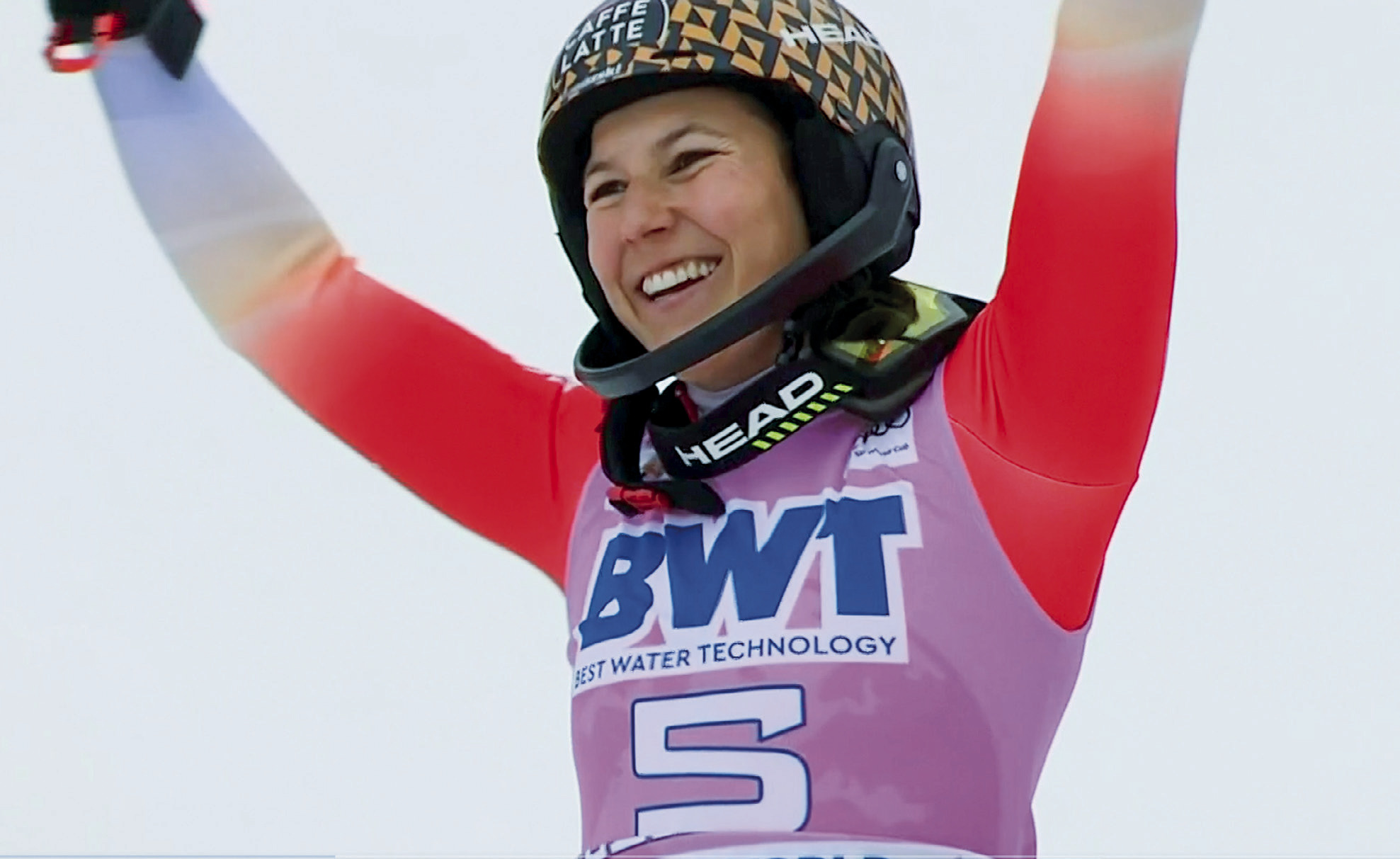 Wendy Holdener erstmals zuoberst auf dem Slalompodest