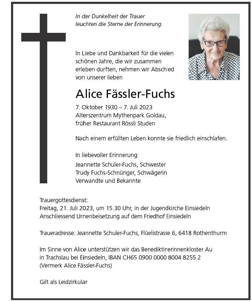 Alice Fässler-Fuchs
