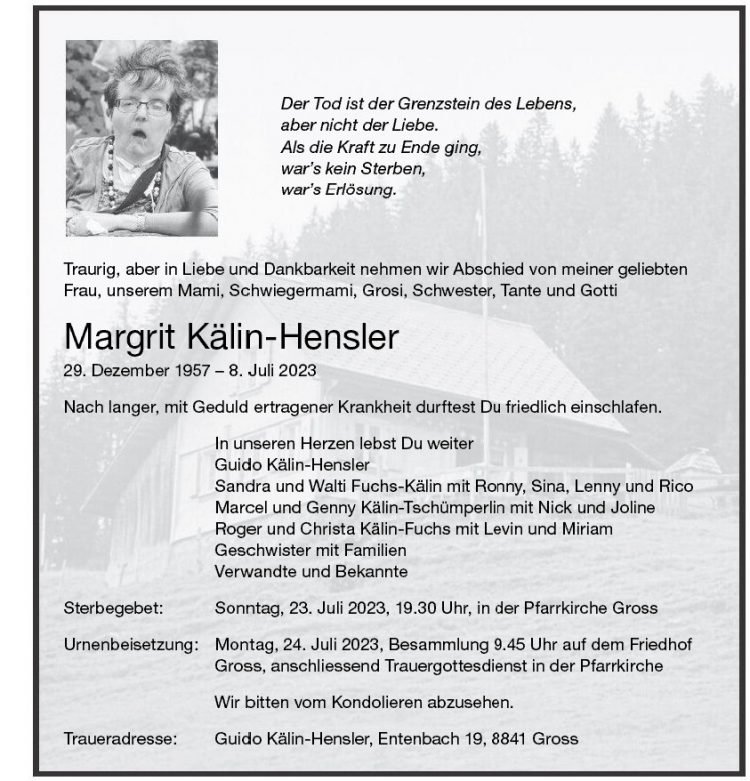 Margrit Kälin-Hensler