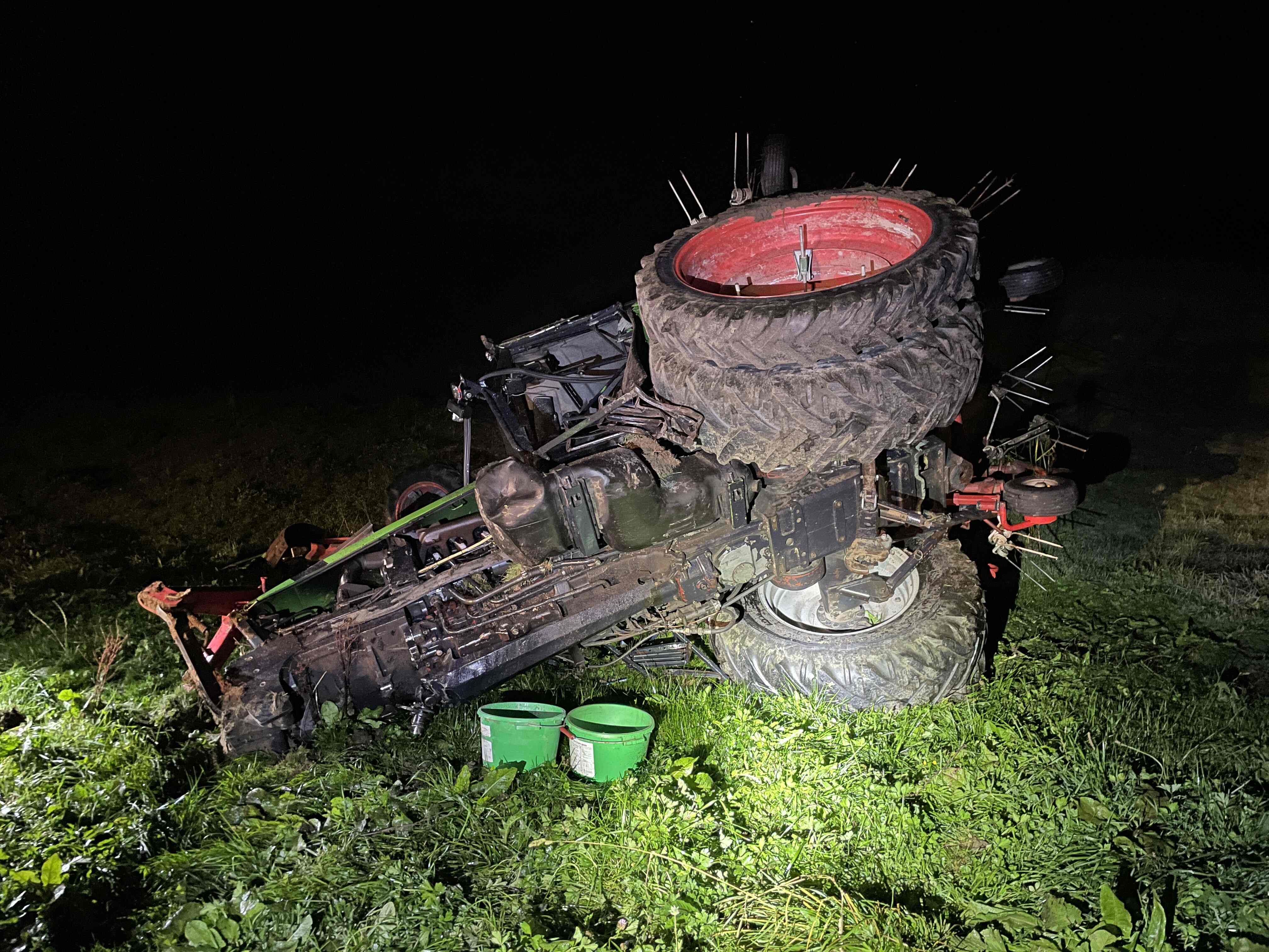 Egg: Landwirt bei Unfall mit Traktor verletzt
