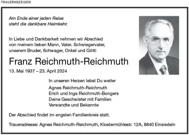 Franz Reichmuth-Reichmuth